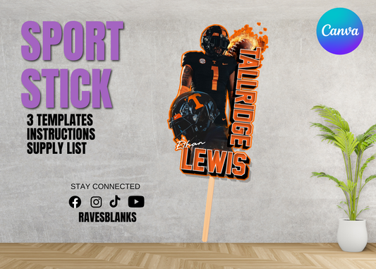 Sport Stick Template