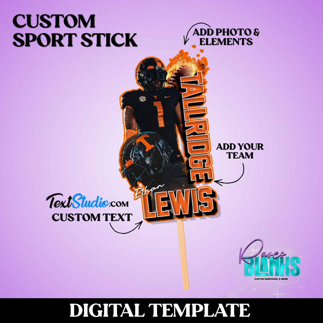Sport Stick Template